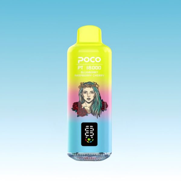 Wholesale POCO PT18000 Puffs Display Screen Disposable Nicotine Vape