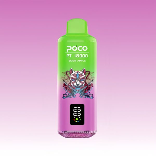 Wholesale POCO PT18000 Puffs Display Screen Disposable Nicotine Vape