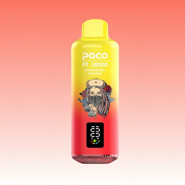 Wholesale POCO PT18000 Puffs Display Screen Disposable Nicotine Vape